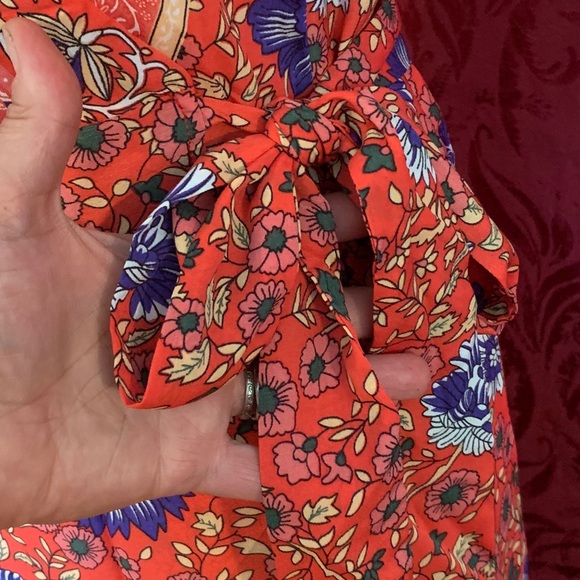 Floral Wrap Maxi Dress - Picture 4 of 8